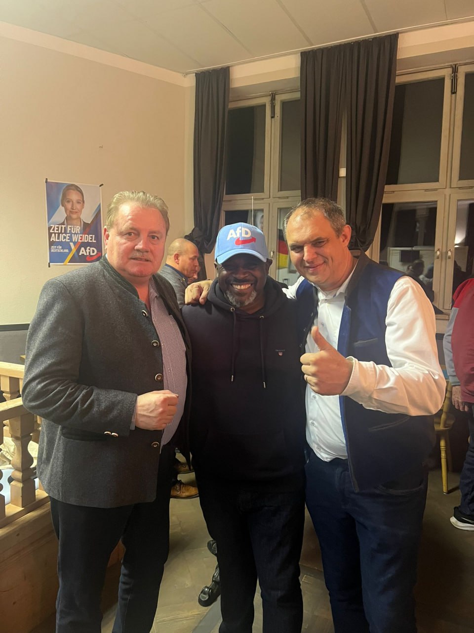 Tolles Wahlkampfhighlight meines Kreisverbands Erding mit Serge Menga